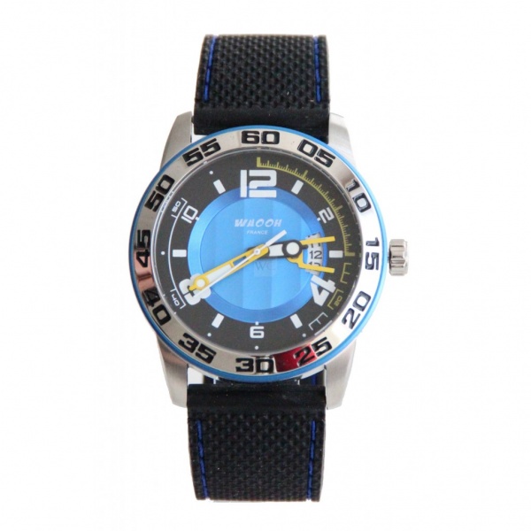 Montre Silicone Alain Bleu