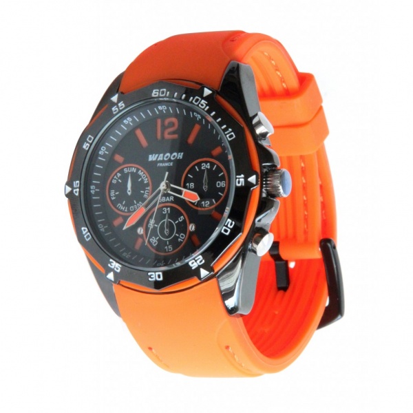 Montre Silicone Max Orange